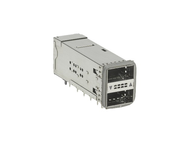 zQSFP+相互接続システム:スタックコネクターとケージ 2x1 （171565シリーズ）